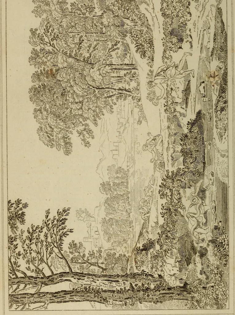 An illustration from Museum of painting and sculpture, or, Collection of the principal pictures, statues and bas-reliefs in the public and private galleries of Europe, 1828, leaf 327