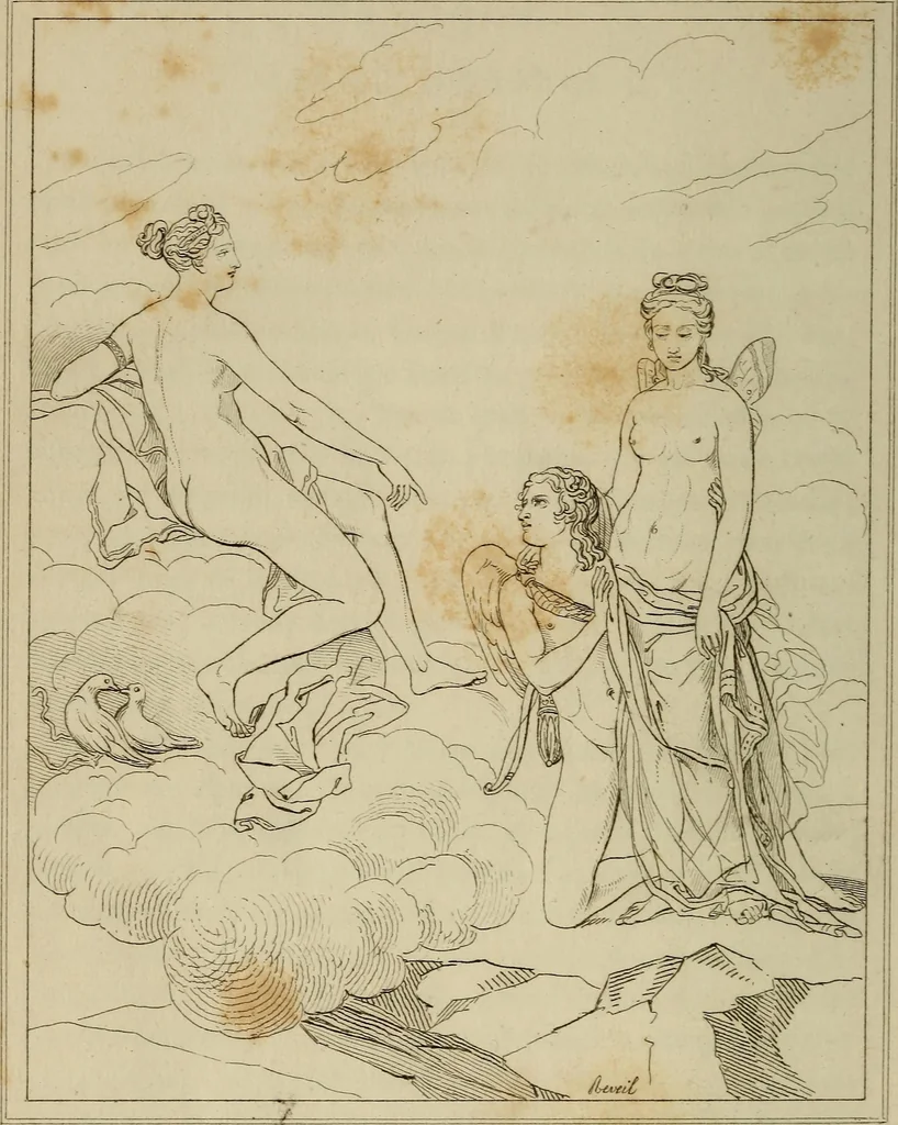 An illustration from Museum of painting and sculpture, or, Collection of the principal pictures, statues and bas-reliefs in the public and private galleries of Europe, 1828, leaf 331