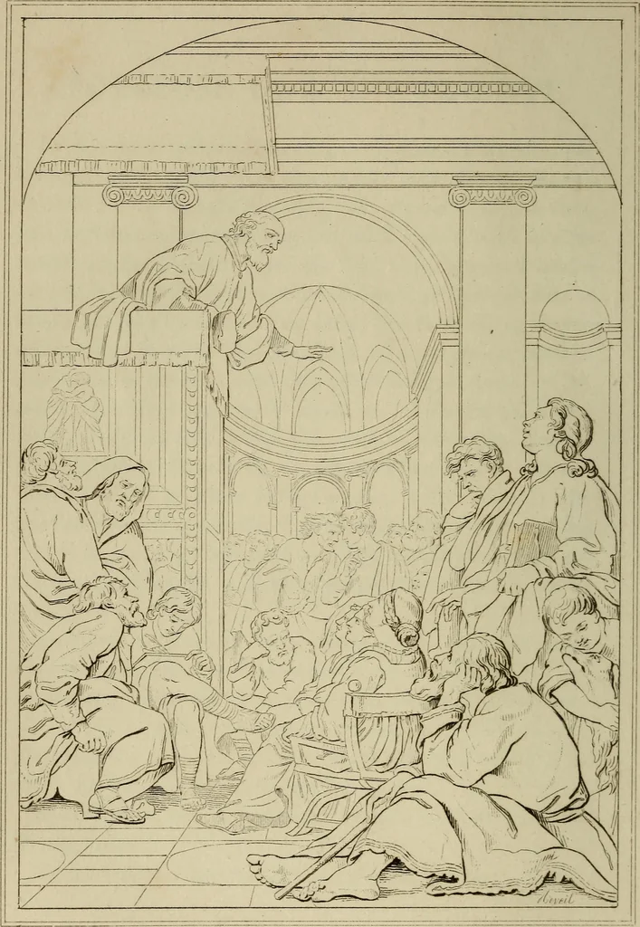An illustration from Museum of painting and sculpture, or, Collection of the principal pictures, statues and bas-reliefs in the public and private galleries of Europe, 1828, leaf 87