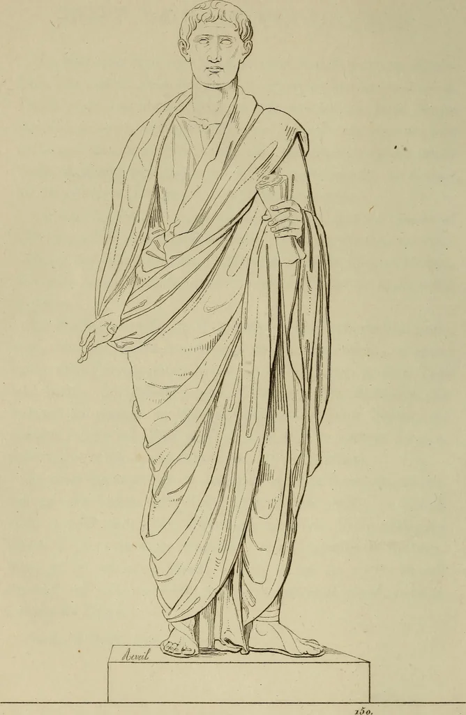 An illustration from Museum of painting and sculpture, or, Collection of the principal pictures, statues and bas-reliefs in the public and private galleries of Europe, 1828, leaf 95