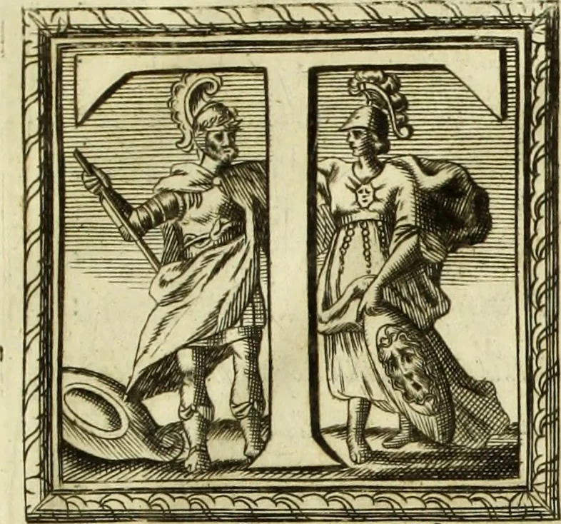 An illustration from Museum regium, seu, Catalogus rerum tam naturalium, quam artificialium, quae in basilica bibliothecae augustissimi Daniae Norvegiaeq[ue] monarchae Christiani Quinti, Hafniae asservantur, 1696, leaf 10
