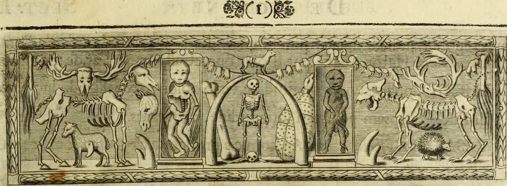 An illustration from Museum regium, seu, Catalogus rerum tam naturalium, quam artificialium, quae in basilica bibliothecae augustissimi Daniae Norvegiaeq[ue] monarchae Christiani Quinti, Hafniae asservantur, 1696, leaf 22