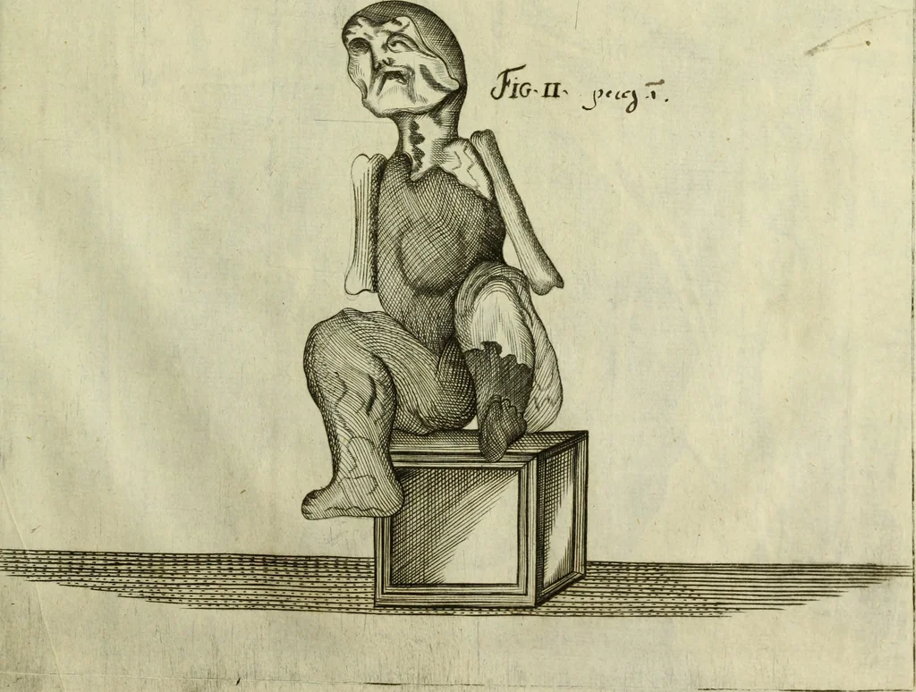 An illustration from Museum regium, seu, Catalogus rerum tam naturalium, quam artificialium, quae in basilica bibliothecae augustissimi Daniae Norvegiaeq[ue] monarchae Christiani Quinti, Hafniae asservantur, 1696, leaf 240