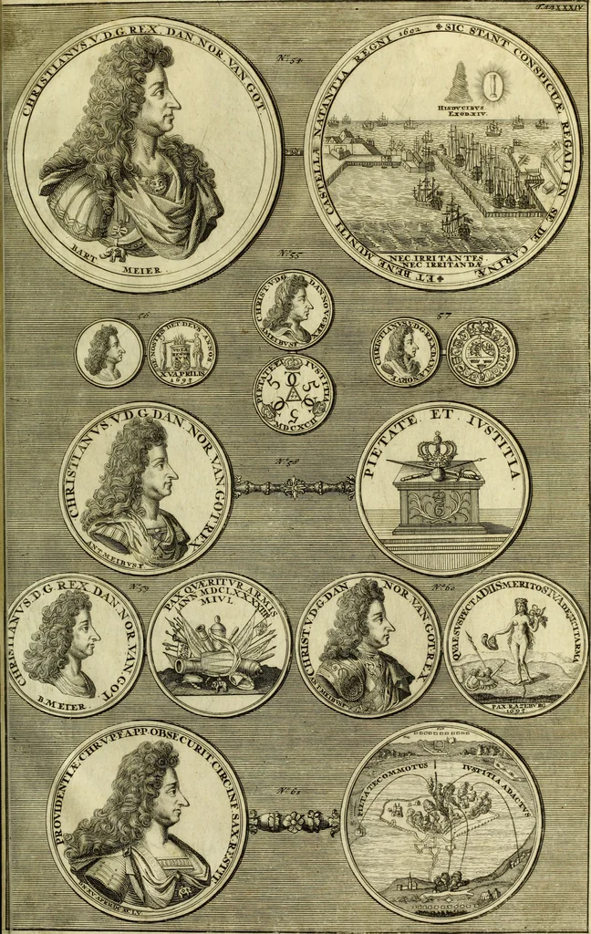 An illustration from Museum regium, seu, Catalogus rerum tam naturalium, quam artificialium, quae in basilica bibliothecae augustissimi Daniae Norvegiaeq[ue] monarchae Christiani Quinti, Hafniae asservantur, 1696, leaf 286