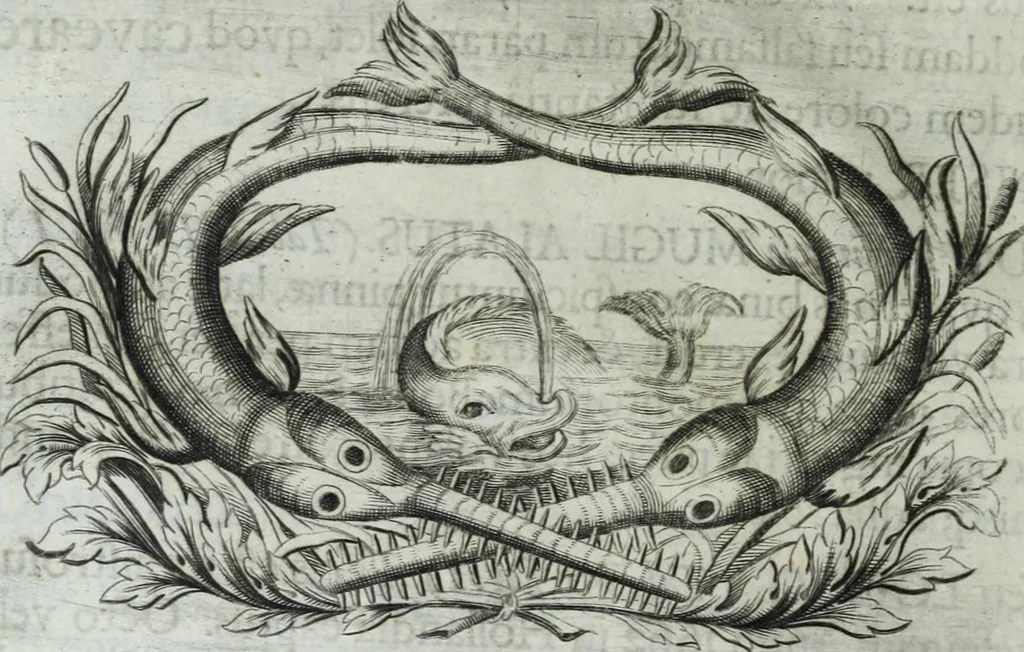 An illustration from Museum regium, seu, Catalogus rerum tam naturalium, quam artificialium, quae in basilica bibliothecae augustissimi Daniae Norvegiaeq[ue] monarchae Christiani Quinti, Hafniae asservantur, 1696, leaf 39