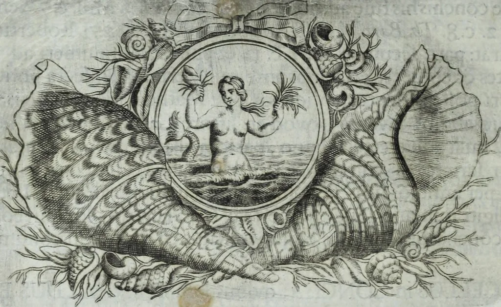 An illustration from Museum regium, seu, Catalogus rerum tam naturalium, quam artificialium, quae in basilica bibliothecae augustissimi Daniae Norvegiaeq[ue] monarchae Christiani Quinti, Hafniae asservantur, 1696, leaf 43