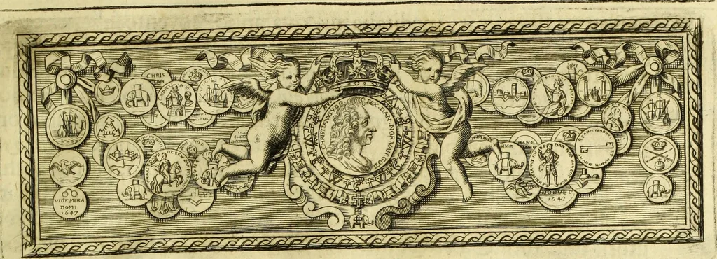 An illustration from Museum regium, seu, Catalogus rerum tam naturalium, quam artificialium, quae in basilica bibliothecae augustissimi Daniae Norvegiaeq[ue] monarchae Christiani Quinti, Hafniae asservantur, 1696, leaf 90
