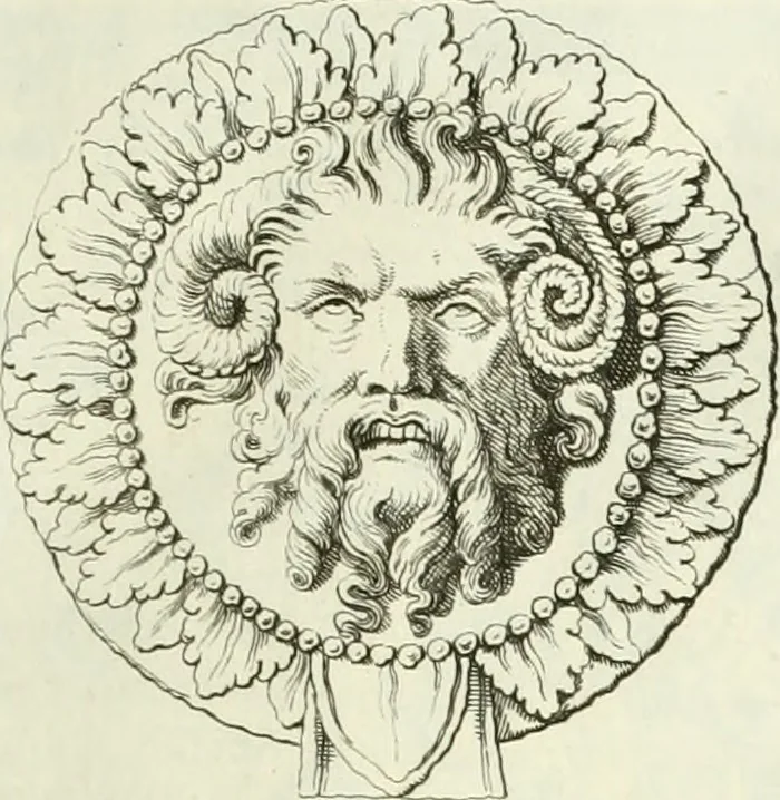An illustration from Museum veronense, hoc est, Antiquarum inscriptionum atque anaglyphorum collectio : cui Taurinensis adiungitur et Vindobonensis : accedunt monumenta id genus plurima nondum vulgata, et ubicumque collecta, 1749, leaf 104