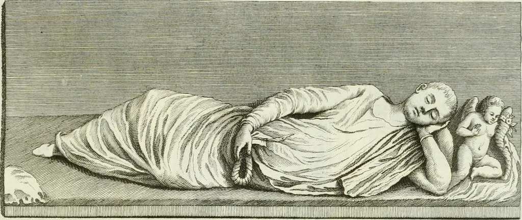 An illustration from Museum veronense, hoc est, Antiquarum inscriptionum atque anaglyphorum collectio : cui Taurinensis adiungitur et Vindobonensis : accedunt monumenta id genus plurima nondum vulgata, et ubicumque collecta, 1749, leaf 174