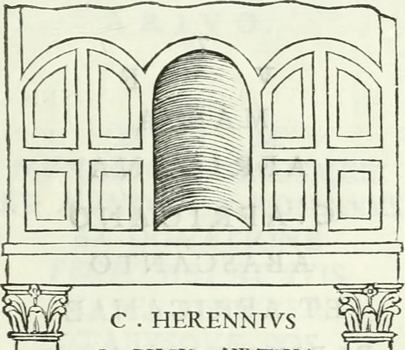 An illustration from Museum veronense, hoc est, Antiquarum inscriptionum atque anaglyphorum collectio : cui Taurinensis adiungitur et Vindobonensis : accedunt monumenta id genus plurima nondum vulgata, et ubicumque collecta, 1749, leaf 192
