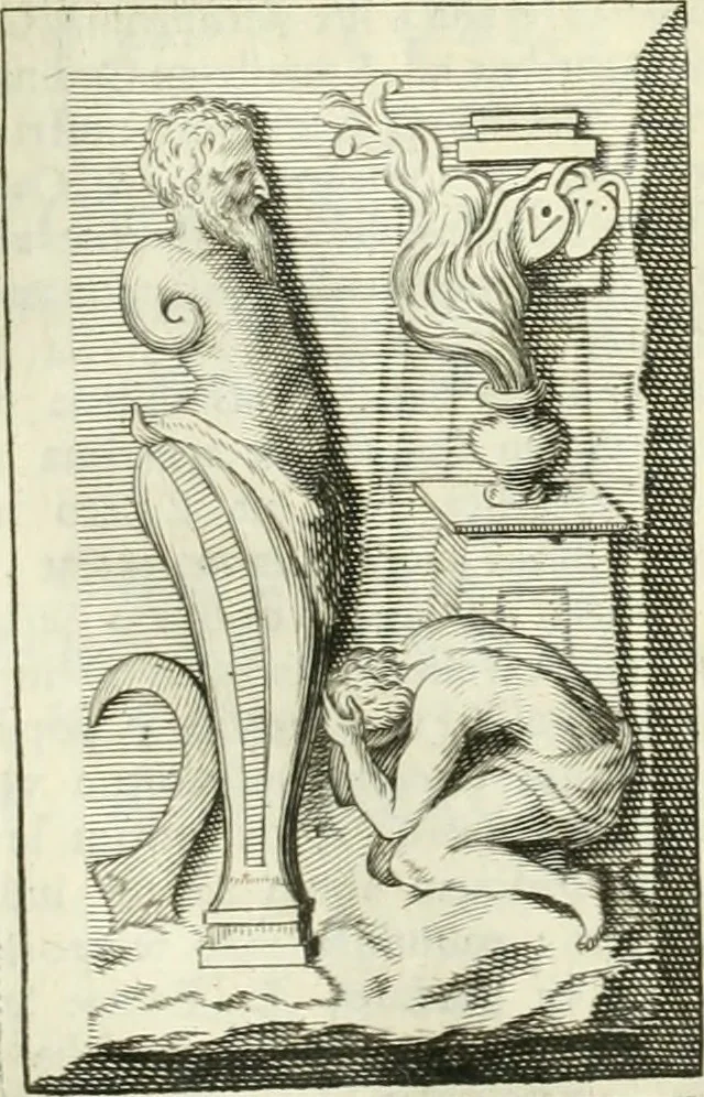 An illustration from Museum veronense, hoc est, Antiquarum inscriptionum atque anaglyphorum collectio : cui Taurinensis adiungitur et Vindobonensis : accedunt monumenta id genus plurima nondum vulgata, et ubicumque collecta, 1749, leaf 212