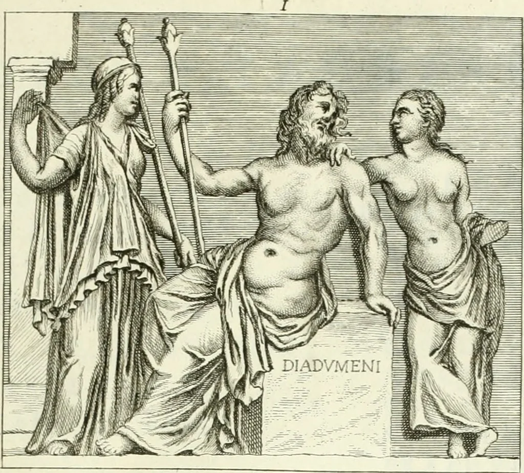 An illustration from Museum veronense, hoc est, Antiquarum inscriptionum atque anaglyphorum collectio : cui Taurinensis adiungitur et Vindobonensis : accedunt monumenta id genus plurima nondum vulgata, et ubicumque collecta, 1749, leaf 248