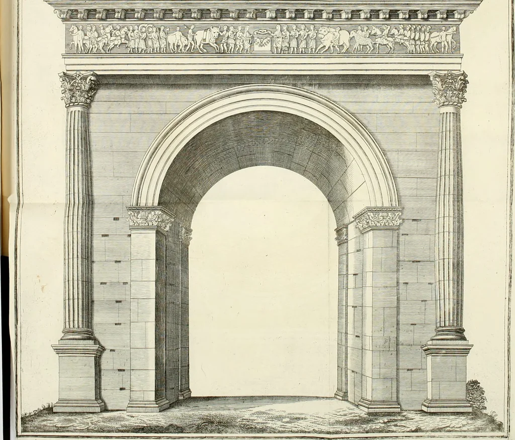 An illustration from Museum veronense, hoc est, Antiquarum inscriptionum atque anaglyphorum collectio : cui Taurinensis adiungitur et Vindobonensis : accedunt monumenta id genus plurima nondum vulgata, et ubicumque collecta, 1749, leaf 273