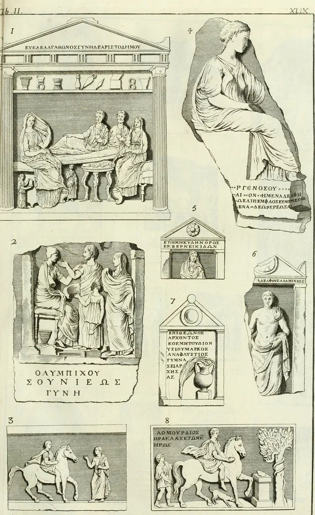 An illustration from Museum veronense, hoc est, Antiquarum inscriptionum atque anaglyphorum collectio : cui Taurinensis adiungitur et Vindobonensis : accedunt monumenta id genus plurima nondum vulgata, et ubicumque collecta, 1749, leaf 84