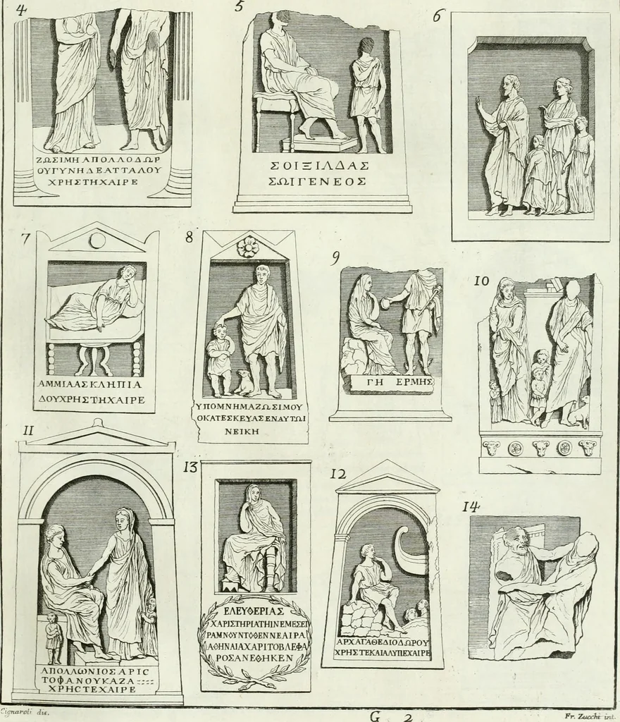 An illustration from Museum veronense, hoc est, Antiquarum inscriptionum atque anaglyphorum collectio : cui Taurinensis adiungitur et Vindobonensis : accedunt monumenta id genus plurima nondum vulgata, et ubicumque collecta, 1749, leaf 86