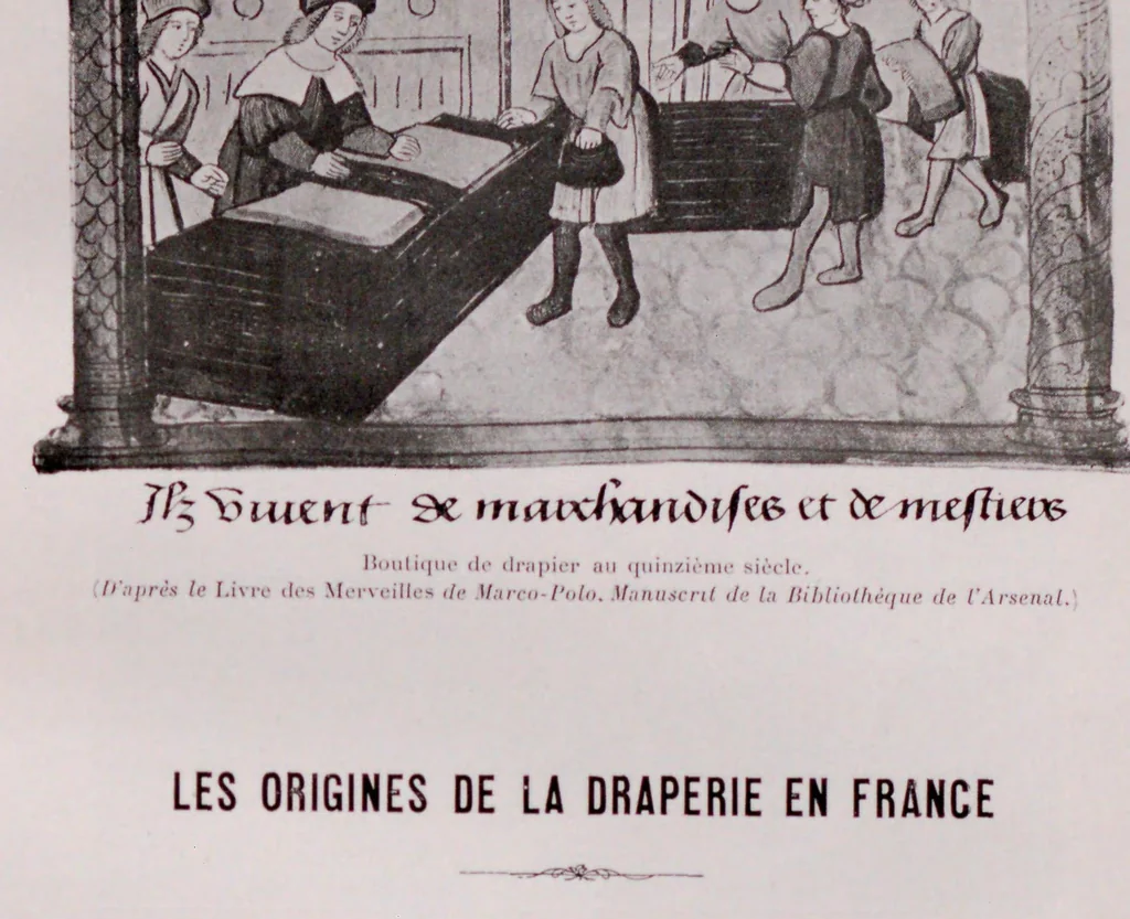 An illustration from Musée rétrospectif de la classe 82; fils et tissus de laine à l'Exposition universelle internationale de 1900, à Paris, 1900, leaf 19