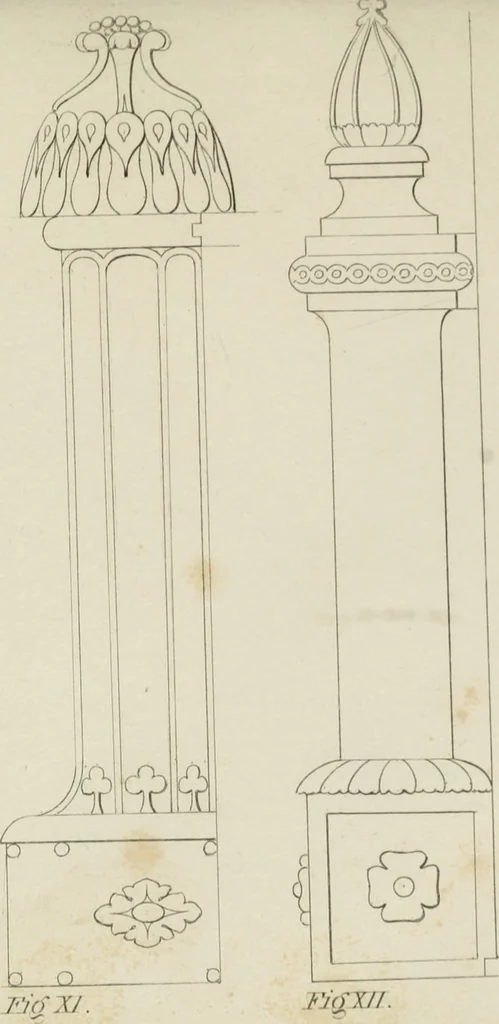 An illustration from The music of the eye; or, Essays on the principles of the beauty and perfection of architecture, as founded on and deduced from reason and analogy, and adapted to what may be traced of the ancient theories of taste, in the three first chapters of Vitruvius .., 1831, leaf 126