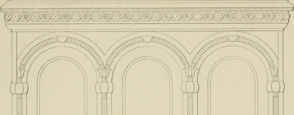 An illustration from The music of the eye; or, Essays on the principles of the beauty and perfection of architecture, as founded on and deduced from reason and analogy, and adapted to what may be traced of the ancient theories of taste, in the three first chapters of Vitruvius .., 1831, leaf 138