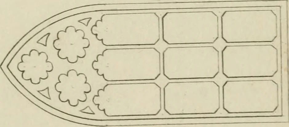An illustration from The music of the eye; or, Essays on the principles of the beauty and perfection of architecture, as founded on and deduced from reason and analogy, and adapted to what may be traced of the ancient theories of taste, in the three first chapters of Vitruvius .., 1831, leaf 152