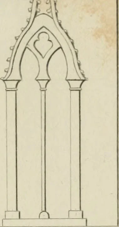 An illustration from The music of the eye; or, Essays on the principles of the beauty and perfection of architecture, as founded on and deduced from reason and analogy, and adapted to what may be traced of the ancient theories of taste, in the three first chapters of Vitruvius .., 1831, leaf 154