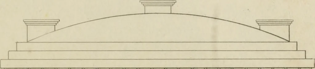 An illustration from The music of the eye; or, Essays on the principles of the beauty and perfection of architecture, as founded on and deduced from reason and analogy, and adapted to what may be traced of the ancient theories of taste, in the three first chapters of Vitruvius .., 1831, leaf 156