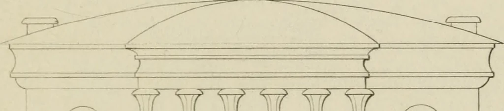 An illustration from The music of the eye; or, Essays on the principles of the beauty and perfection of architecture, as founded on and deduced from reason and analogy, and adapted to what may be traced of the ancient theories of taste, in the three first chapters of Vitruvius .., 1831, leaf 158