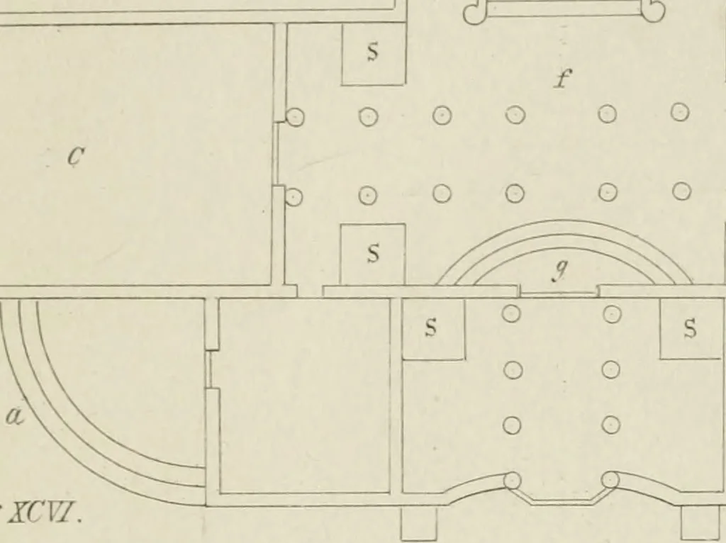 An illustration from The music of the eye; or, Essays on the principles of the beauty and perfection of architecture, as founded on and deduced from reason and analogy, and adapted to what may be traced of the ancient theories of taste, in the three first chapters of Vitruvius .., 1831, leaf 290