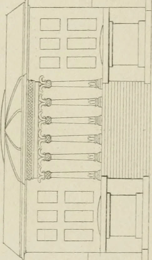 An illustration from The music of the eye; or, Essays on the principles of the beauty and perfection of architecture, as founded on and deduced from reason and analogy, and adapted to what may be traced of the ancient theories of taste, in the three first chapters of Vitruvius .., 1831, leaf 294