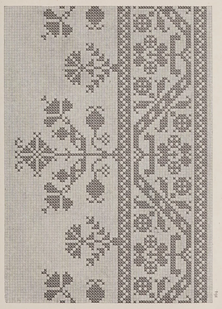 An illustration from Muster altdeutscher Leinenstickerei, 1878, leaf 79