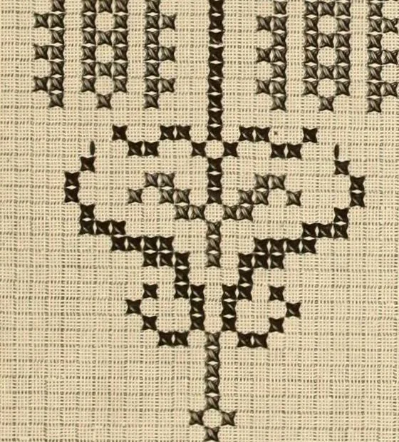An illustration from Muster altdeutscher Leinenstickerei : II, 1882, leaf 24