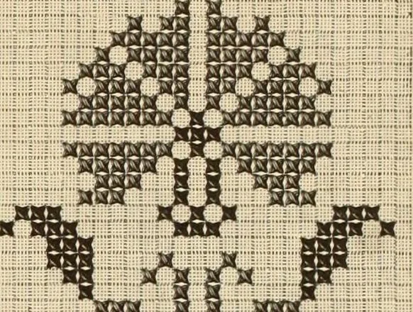An illustration from Muster altdeutscher Leinenstickerei : II, 1882, leaf 24