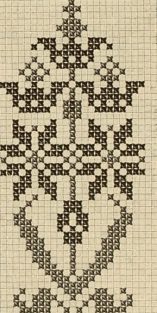 An illustration from Muster altdeutscher Leinenstickerei : II, 1882, leaf 24