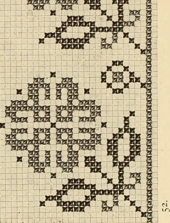 An illustration from Muster altdeutscher Leinenstickerei : II, 1882, leaf 30