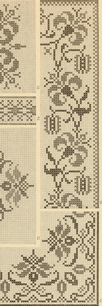 An illustration from Muster altdeutscher Leinenstickerei : II, 1882, leaf 36