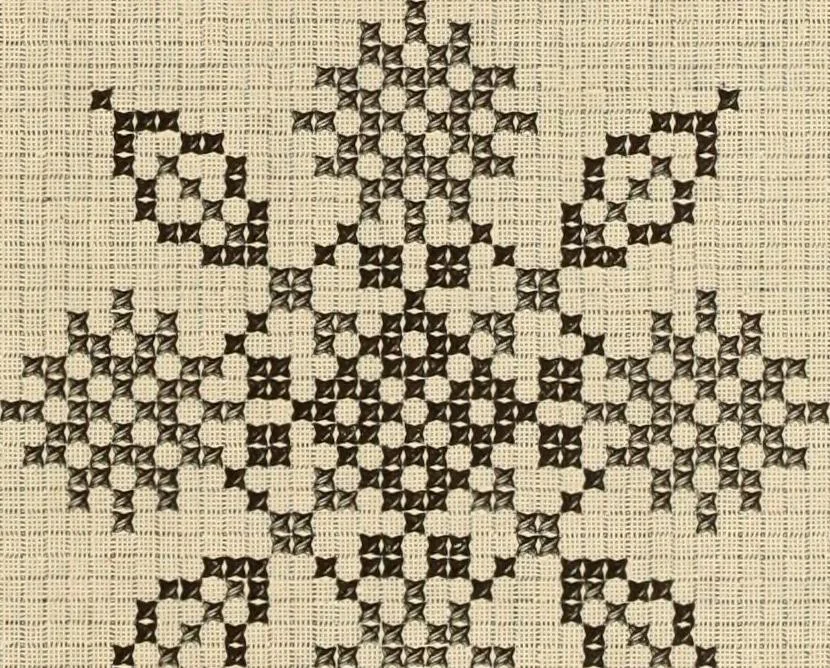 An illustration from Muster altdeutscher Leinenstickerei : II, 1882, leaf 40
