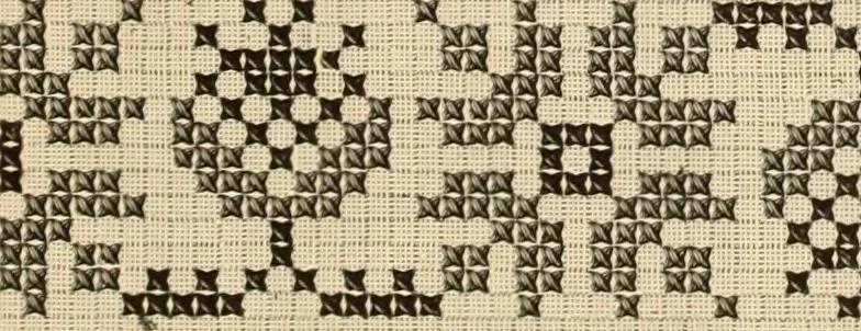 An illustration from Muster altdeutscher Leinenstickerei : II, 1882, leaf 46