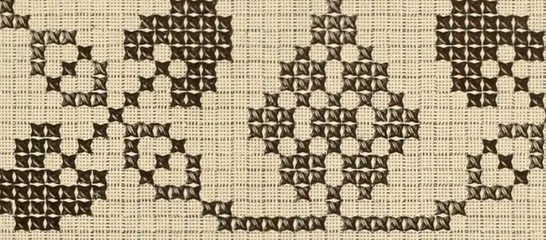 An illustration from Muster altdeutscher Leinenstickerei : II, 1882, leaf 52