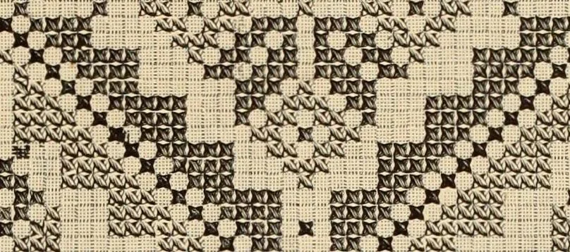 An illustration from Muster altdeutscher Leinenstickerei : II, 1882, leaf 54