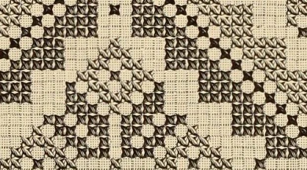 An illustration from Muster altdeutscher Leinenstickerei : II, 1882, leaf 54