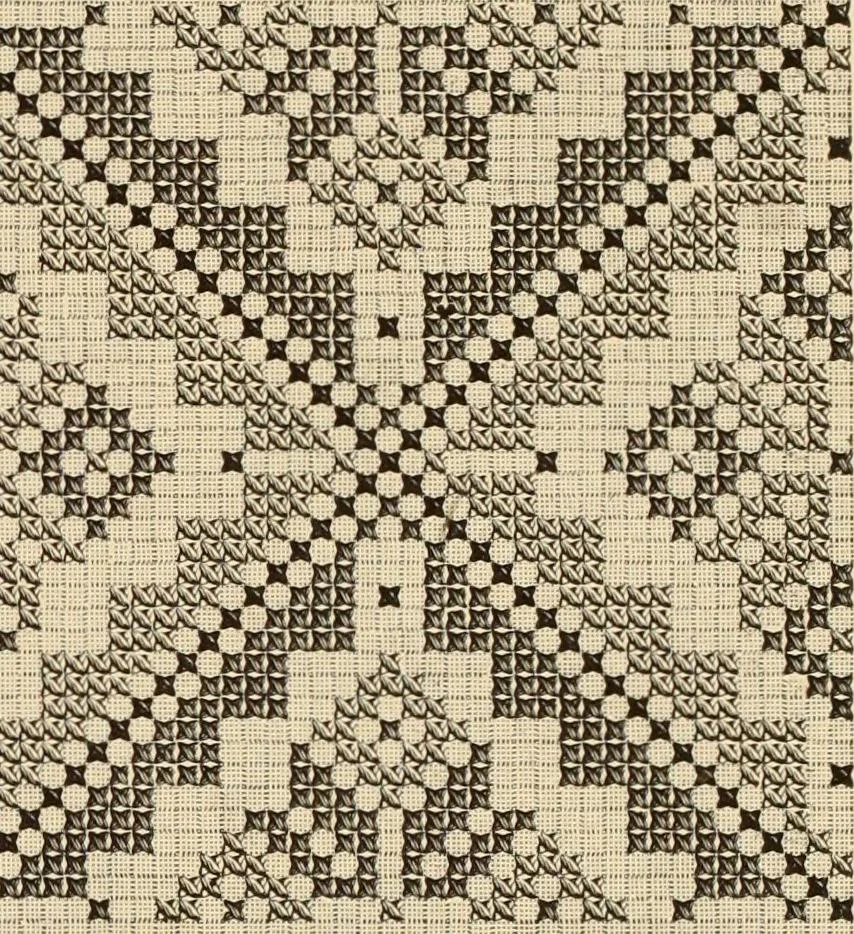 An illustration from Muster altdeutscher Leinenstickerei : II, 1882, leaf 54