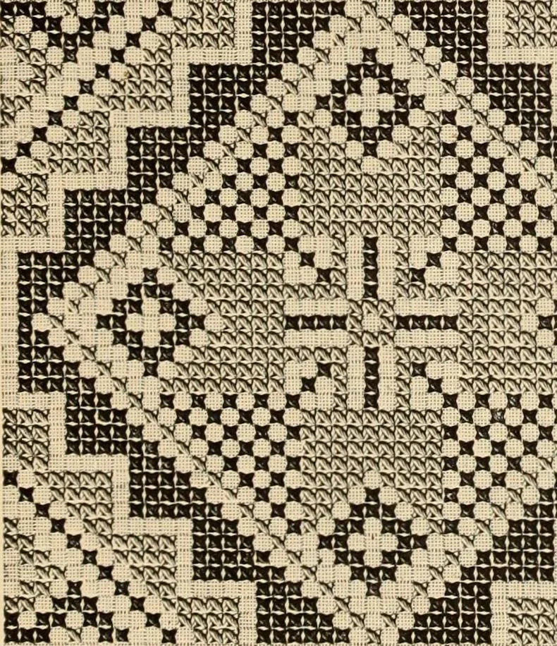 An illustration from Muster altdeutscher Leinenstickerei : II, 1882, leaf 54