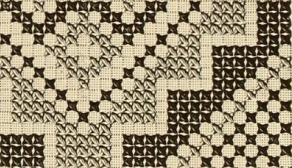 An illustration from Muster altdeutscher Leinenstickerei : II, 1882, leaf 54