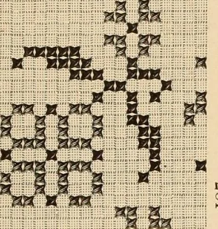 An illustration from Muster altdeutscher Leinenstickerei : II, 1882, leaf 64