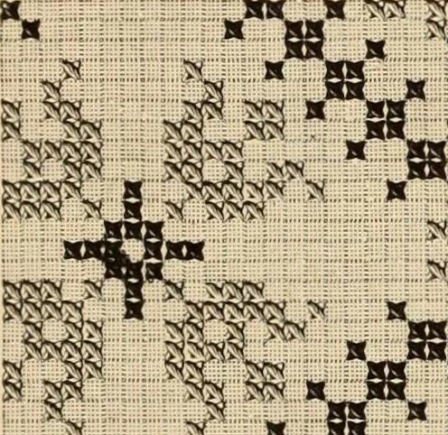An illustration from Muster altdeutscher Leinenstickerei : II, 1882, leaf 66