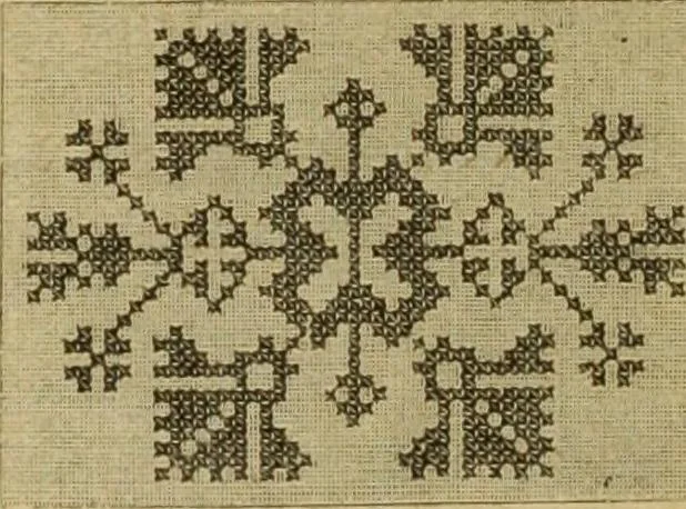 An illustration from Muster altdeutscher Leinenstickerei : IV, 1888, leaf 15