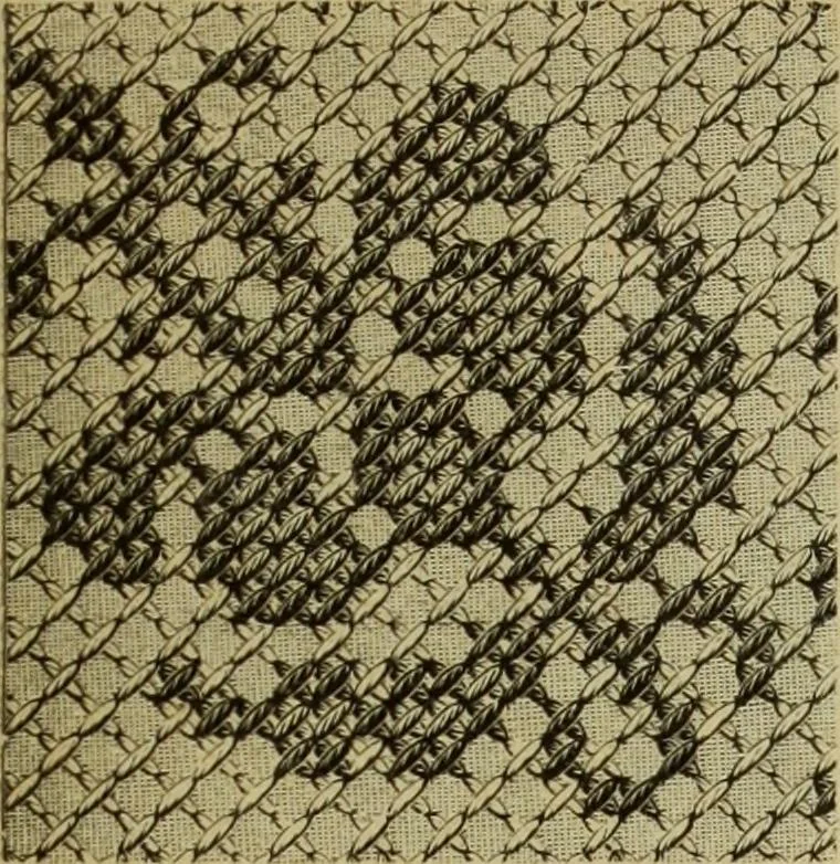 An illustration from Muster altdeutscher Leinenstickerei : IV, 1888, leaf 18