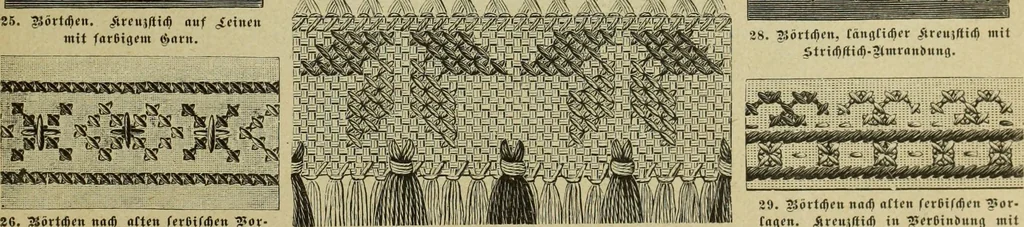 An illustration from Muster altdeutscher Leinenstickerei : IV, 1888, leaf 18