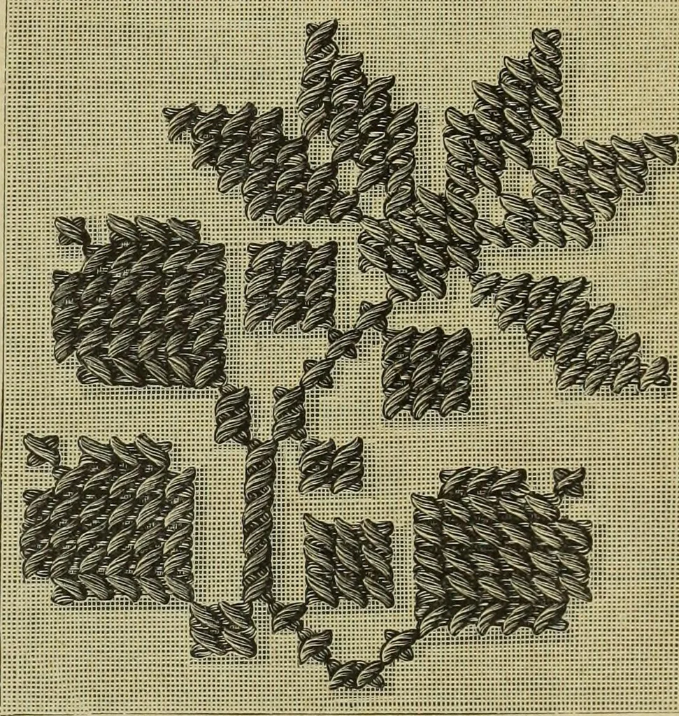 An illustration from Muster altdeutscher Leinenstickerei : IV, 1888, leaf 20