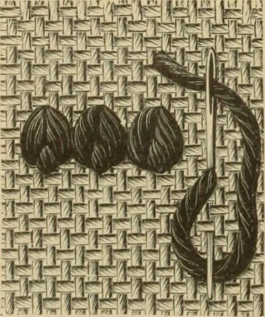 An illustration from Muster altdeutscher Leinenstickerei : IV, 1888, leaf 21