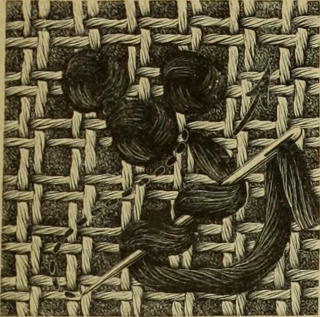 An illustration from Muster altdeutscher Leinenstickerei : IV, 1888, leaf 22